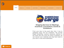 Tablet Screenshot of exhibitionscargo.com